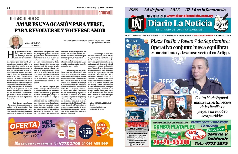 PORTADA MIÉRCOLES 18