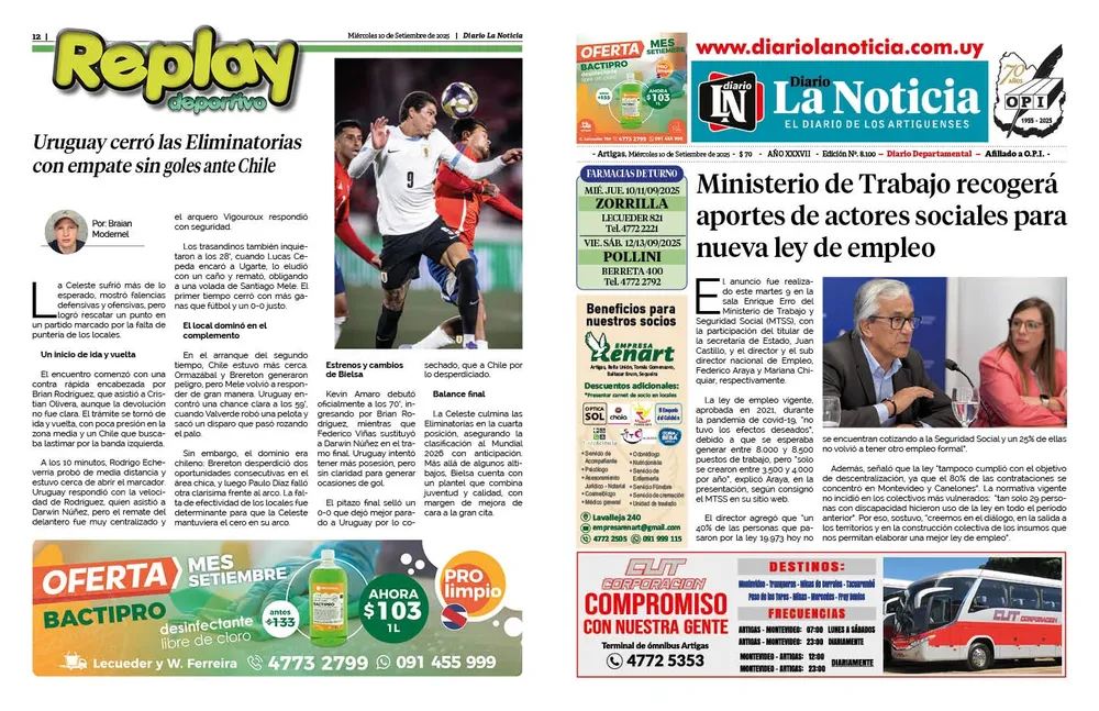 DIARIO de 12 PAGINAS TODOS LOS DIAS