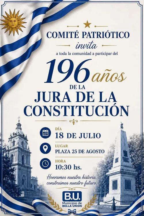 conmemoración Bella Unión