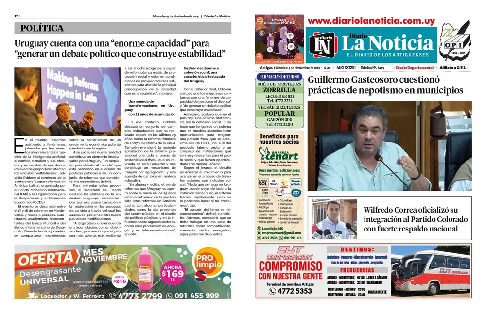 DIARIO de 12 PAGINAS TODOS LOS DIAS