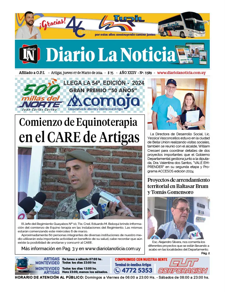 Portada  y contra 7 de marzo