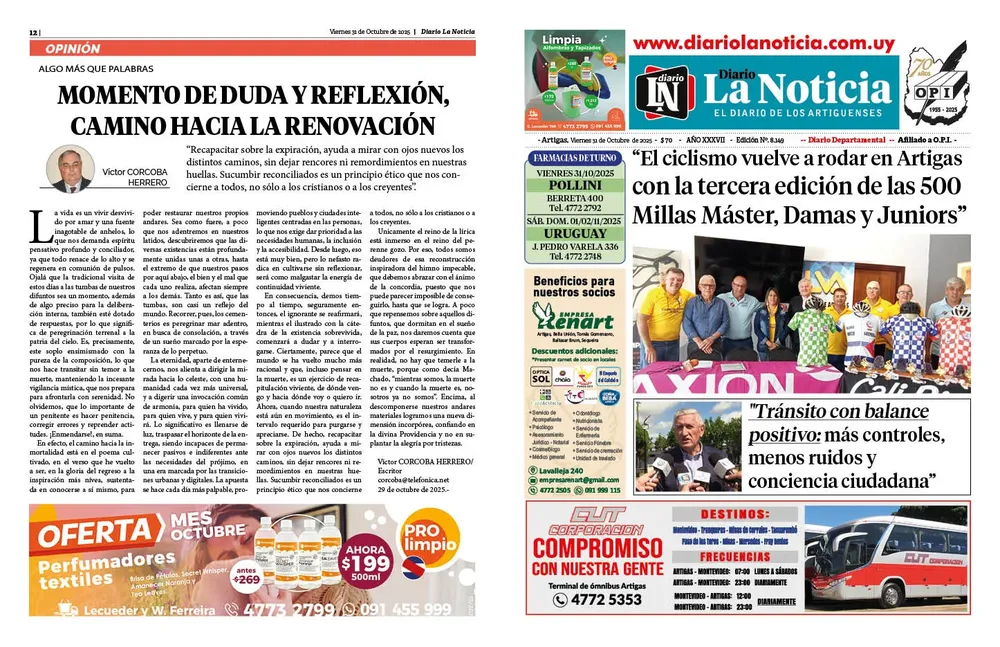 DIARIO de 12 PAGINAS TODOS LOS DIAS