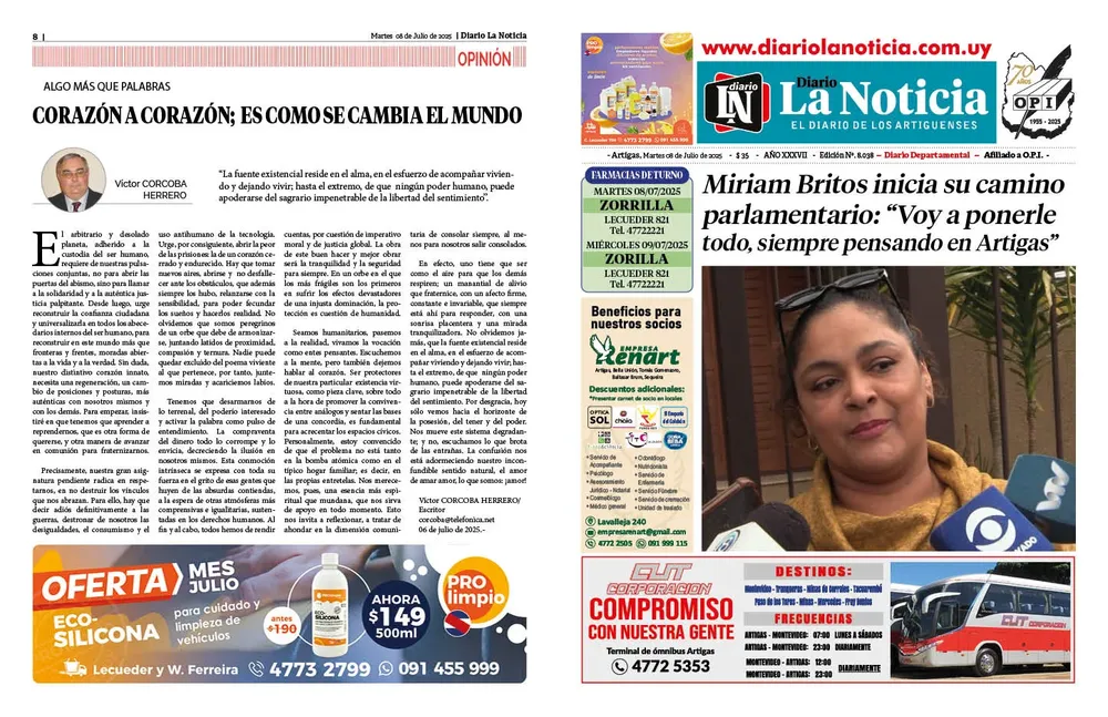 Diario MARTES 8-7-25