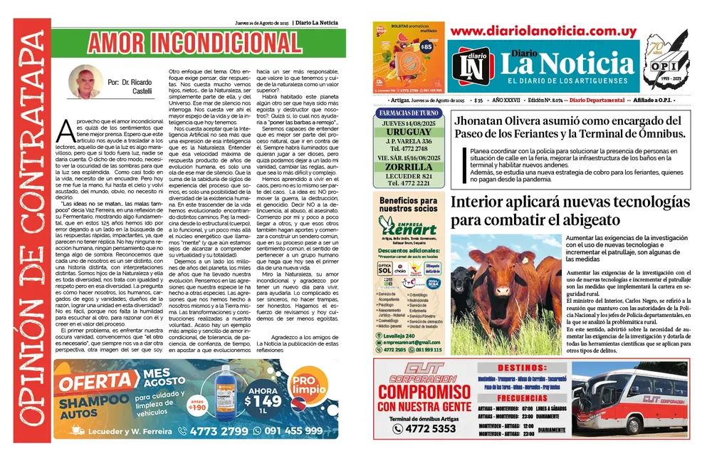 DIARIO JUEVES 14 2025