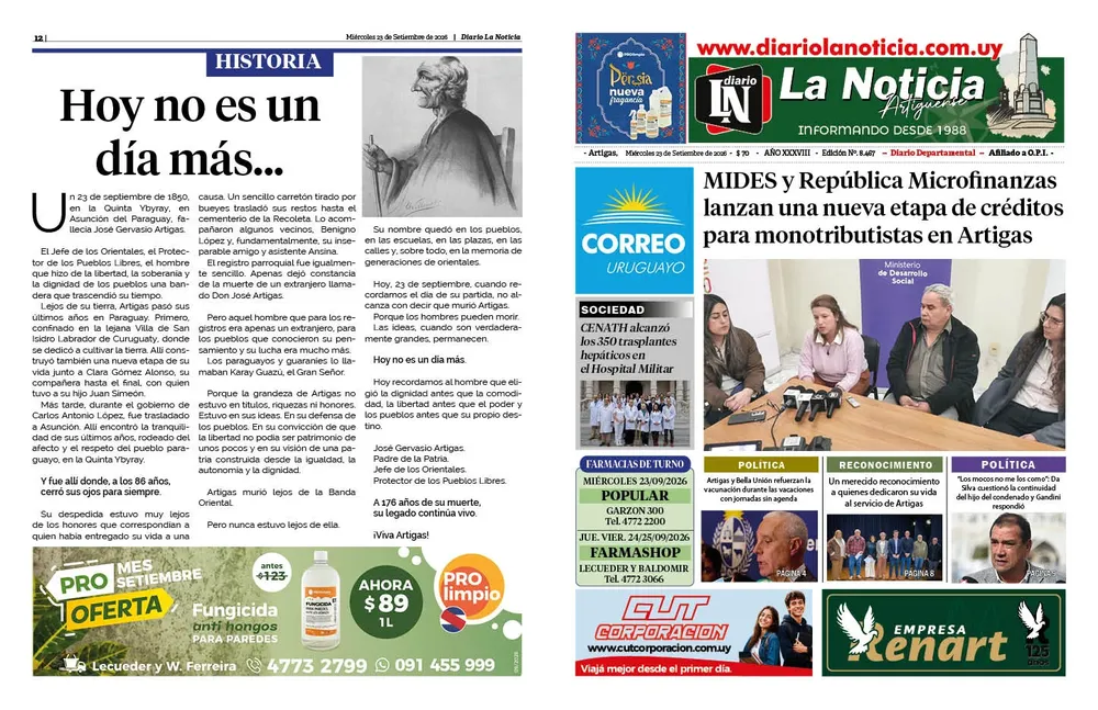 23 - MIÉRCOLES 23-09-2026