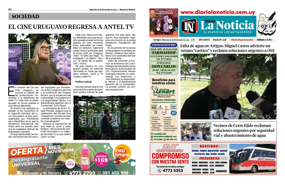 DIARIO de 12 PAGINAS TODOS LOS DIAS 26