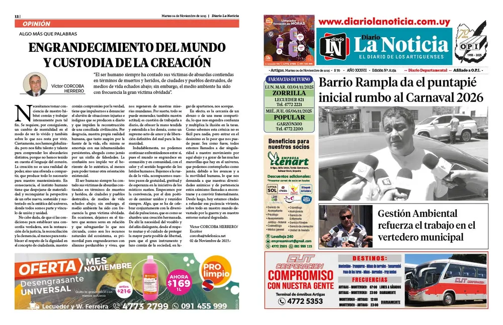 DIARIO de 12 PAGINAS TODOS LOS DIAS 04-11
