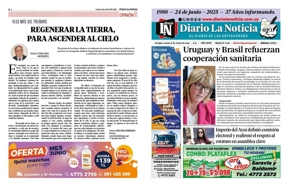 Portada Lunes 16