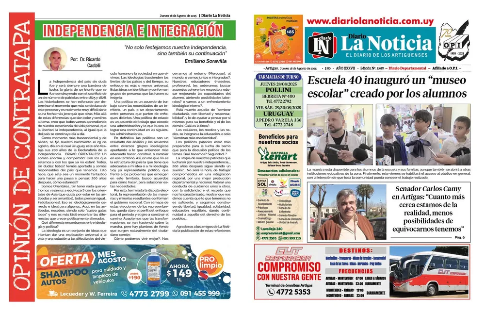 DIARIO JUEVES 2025 28-08