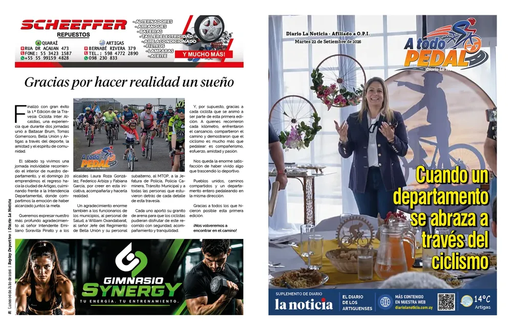 SUPLEMENTO A TODO PEDAL