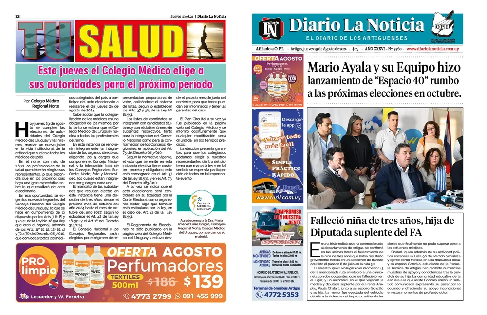 DIARIO JUEVES TAPA DIGITAL