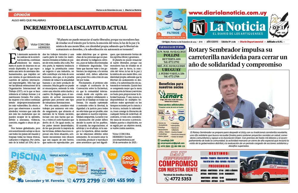 DIARIO de 12 PAGINAS TODOS LOS DIAS. ESTE 02