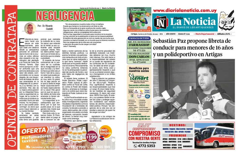 DIARIO de 12 PAGINAS TODOS LOS DIAS 2025. indd - Copia 09-10-2025