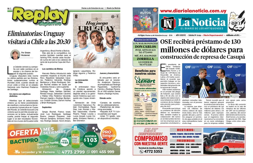 DIARIO de 12 PAGINAS TODOS LOS DIAS 09-09