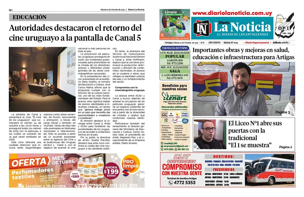 DIARIO de 12 PAGINAS TODOS LOS DIAS