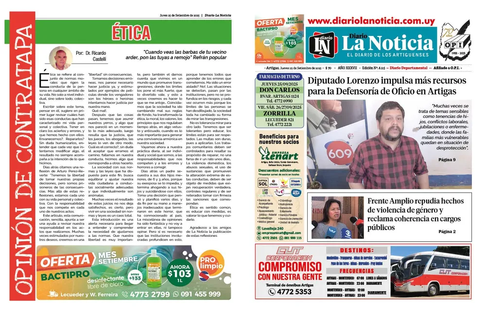 DIARIO de 12 PAGINAS TODOS LOS DIAS -