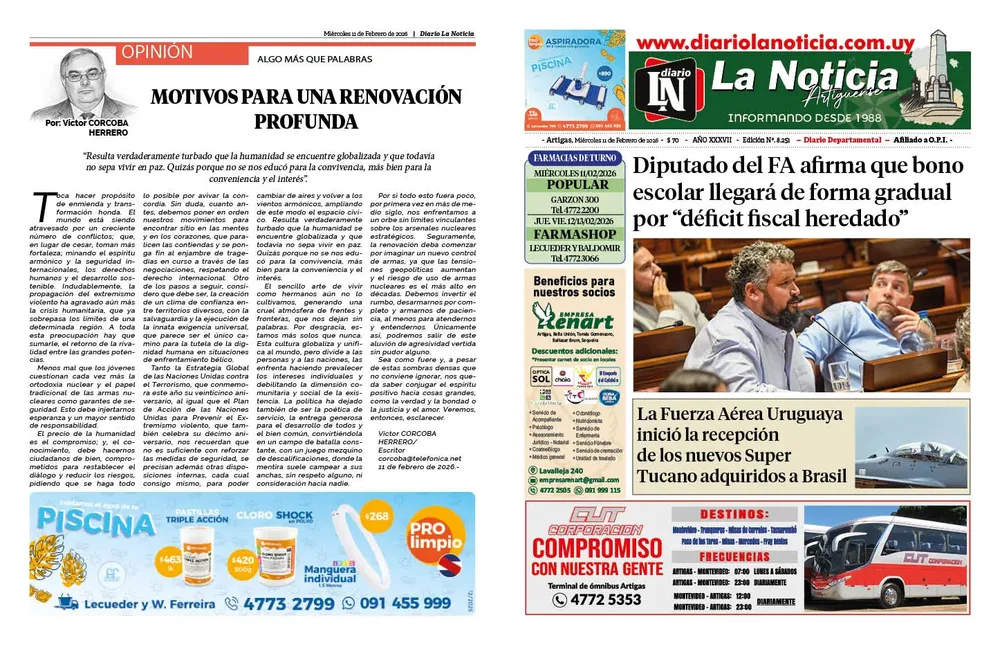 DIARIO de 12 PAGINAS TODOS LOS DIAS