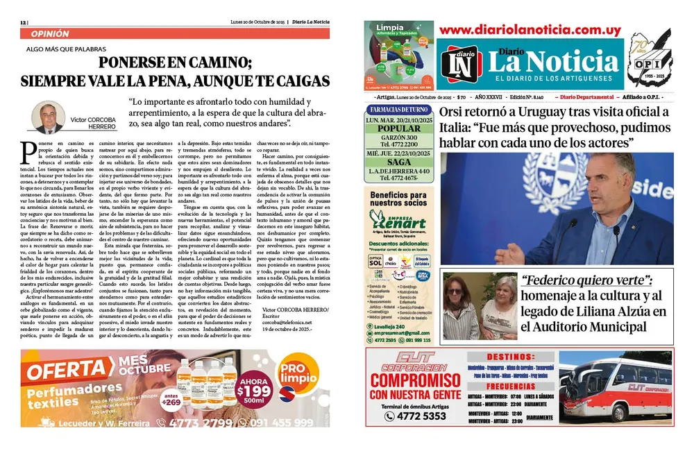 DIARIO de 12 PAGINAS TODOS LOS DIAS