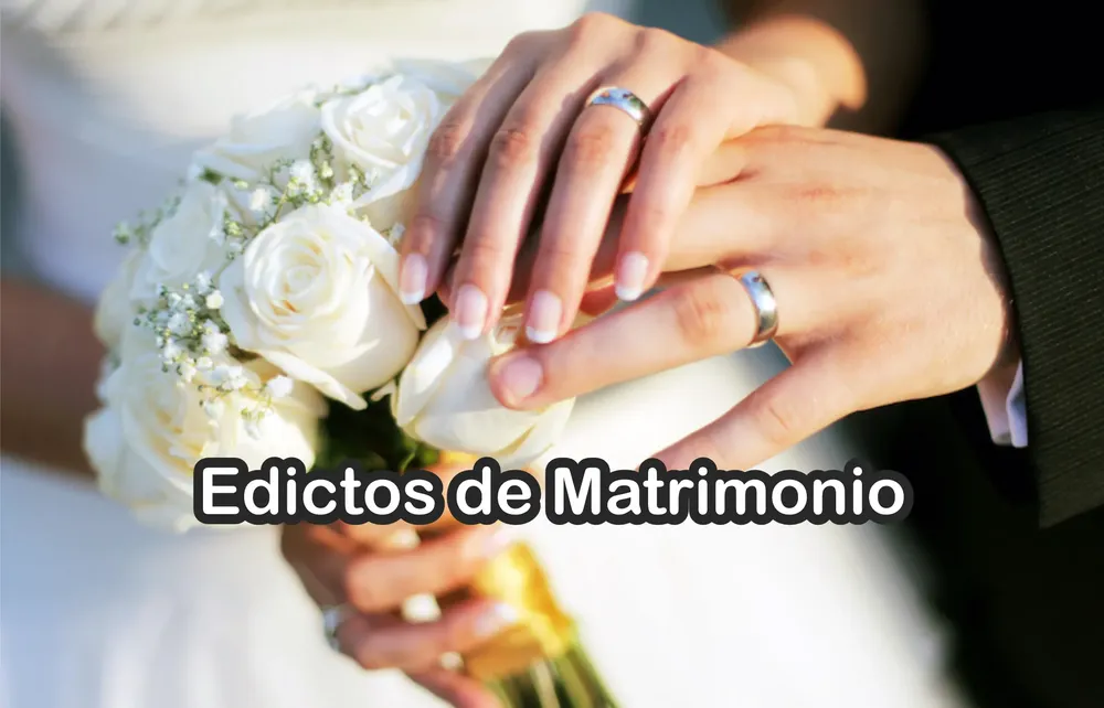 edictos de matrimonio