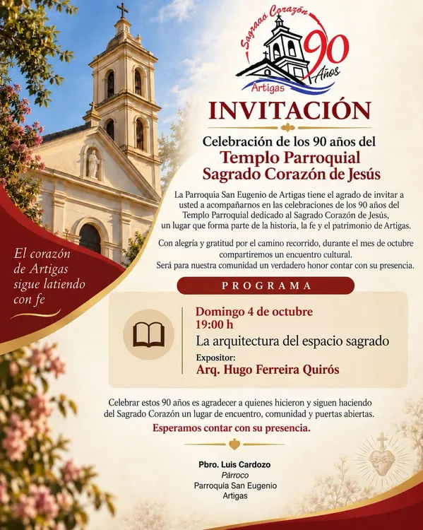 invitación parroquia