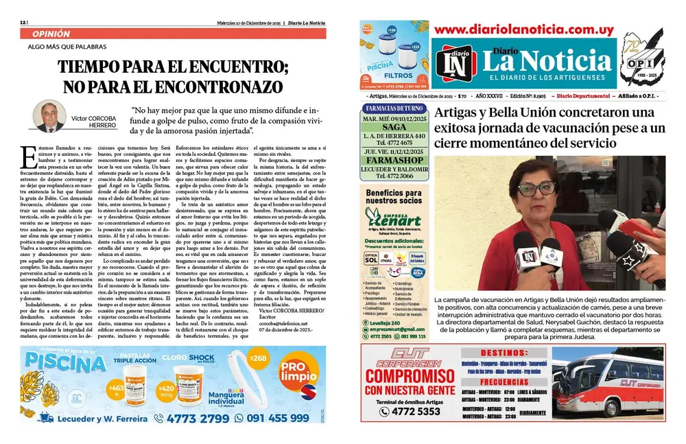 DIARIO de 12 PAGINAS TODOS LOS DIAS. ESTE