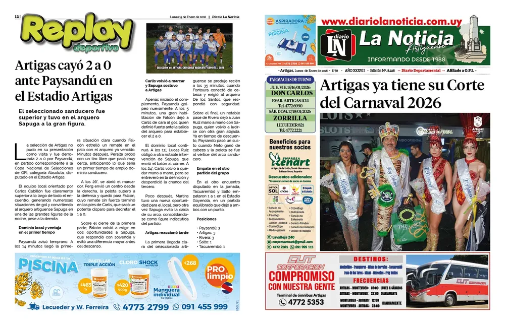 DIARIO LUNES 19 DE ENER 2026