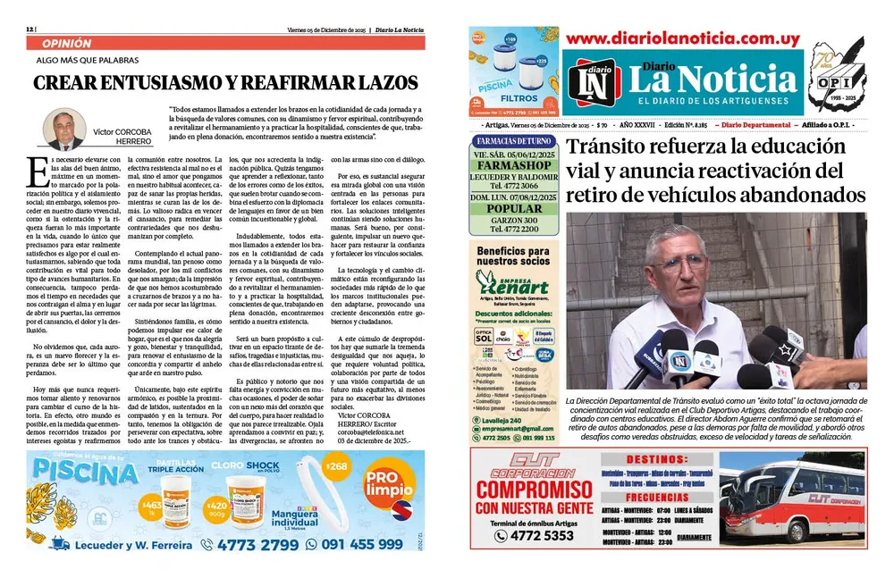 DIARIO de 12 PAGINAS TODOS LOS DIAS. ESTE