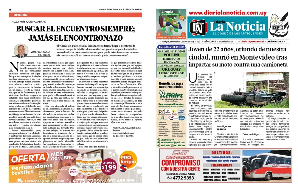DIARIO de 12 PAGINAS TODOS LOS DIAS 2025. - Copia 14-10-2025