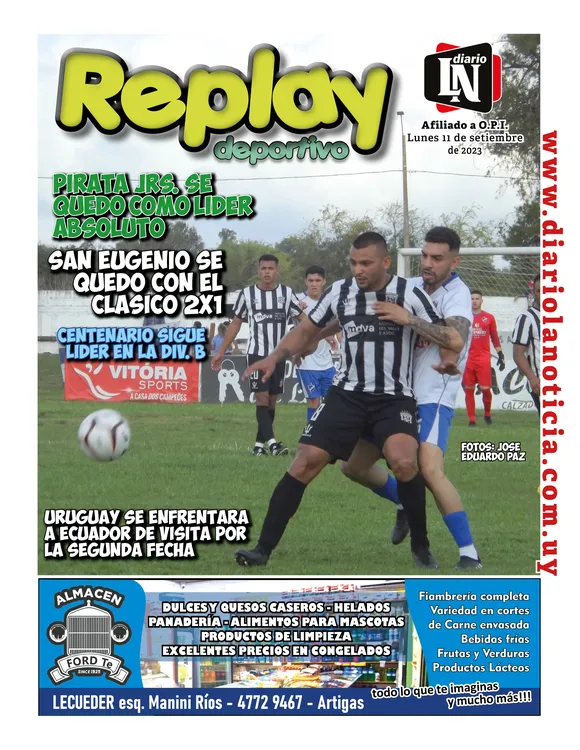 PORTADA REPLAY DEPORTIVO 11 DE SETIEMBRE