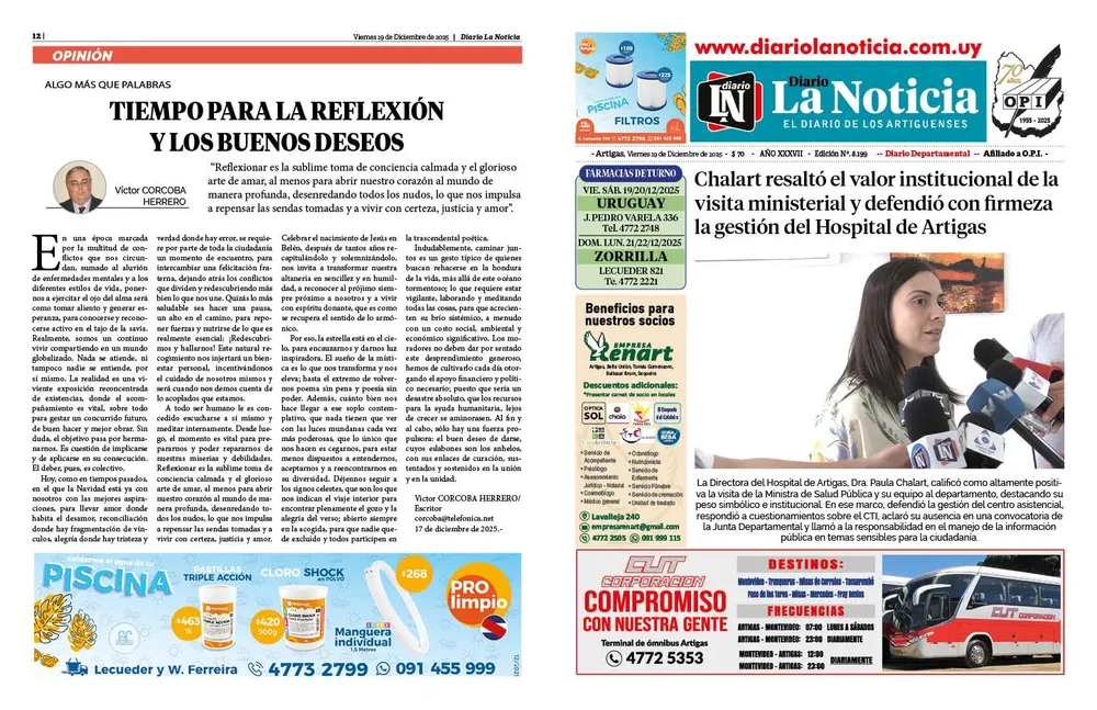 DIARIO de 12 PAGINAS TODOS LOS DIAS. ESTE