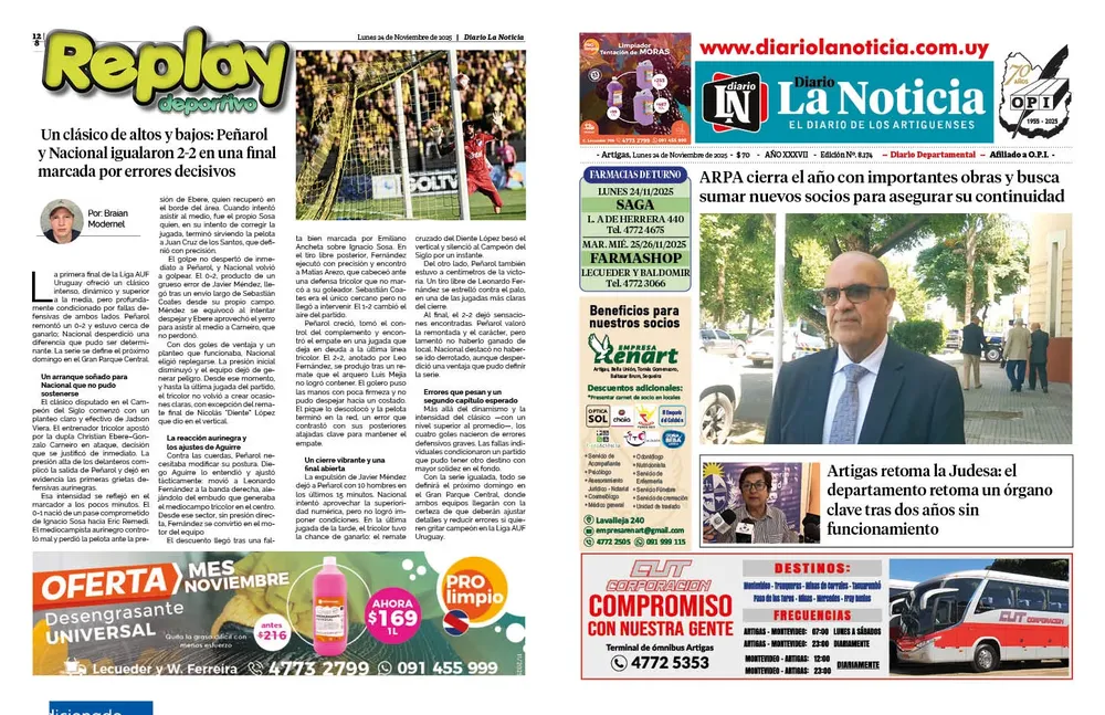DIARIO de 12 PAGINAS TODOS LOS DIAS 24-11