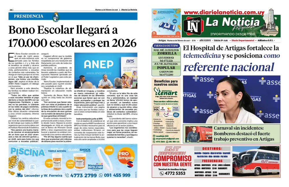 DIARIO de 12 PAGINAS TODOS LOS DIAS.indd ESTE