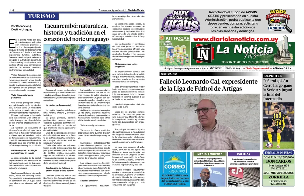 Portada Domingo 02 08 2026