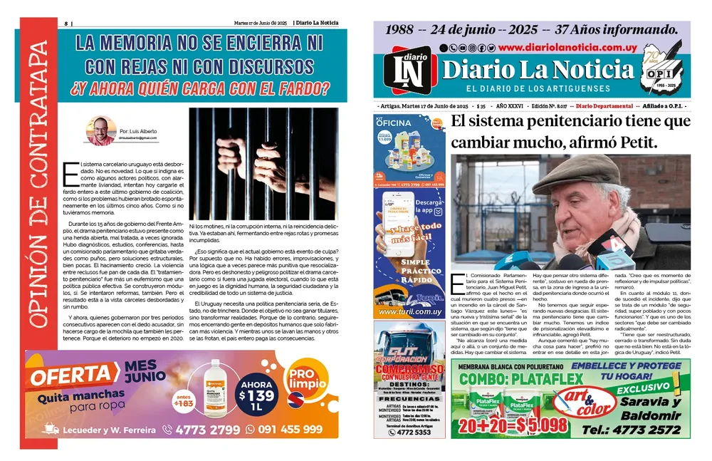PORTADA MARTES 17